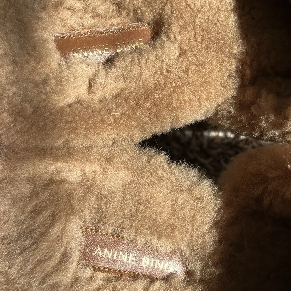 Anine Bing Sherpa mules size 37 - Picture 4 of 10